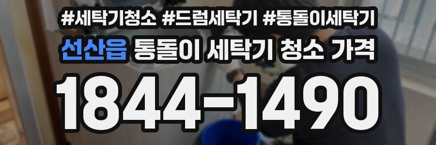 선산읍 통돌이 세탁기 청소 가격