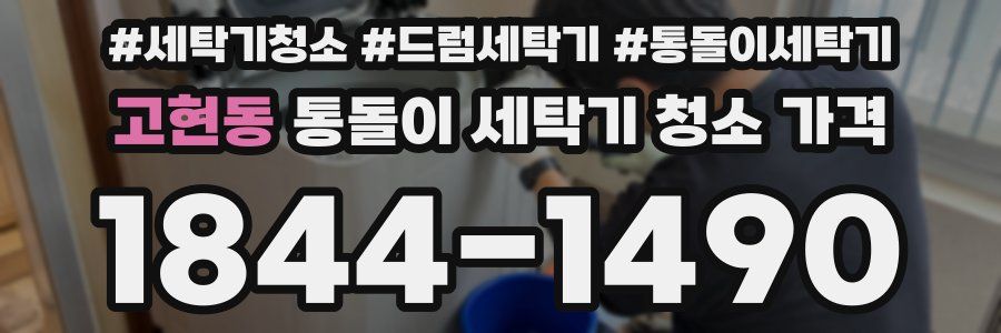 고현동 통돌이 세탁기 청소 가격