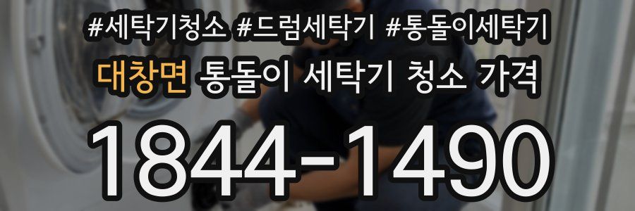 대창면 통돌이 세탁기 청소 가격