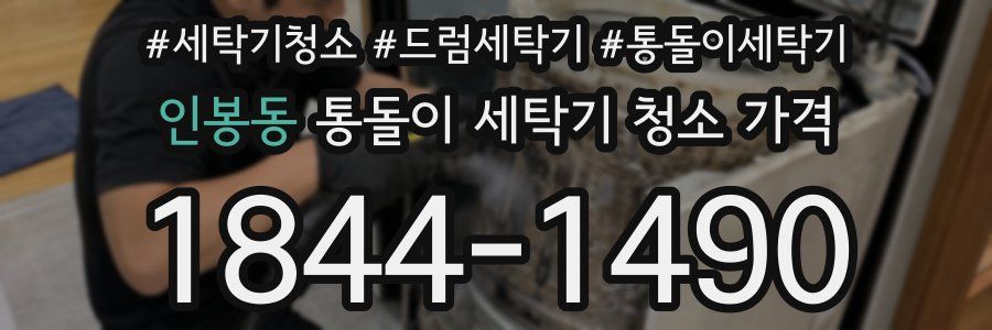 인봉동 통돌이 세탁기 청소 가격