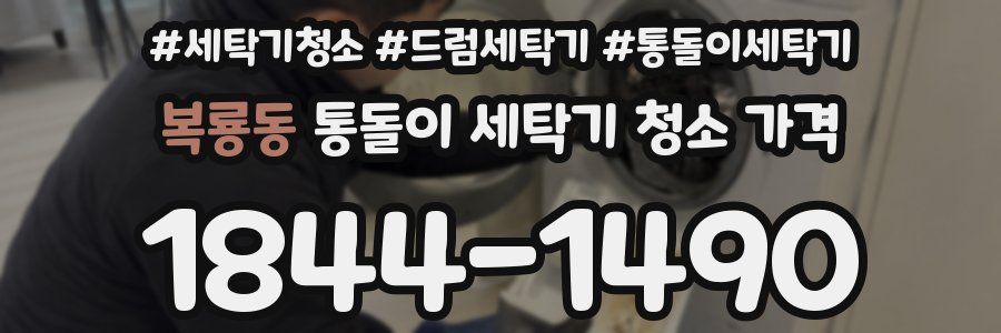 복룡동 통돌이 세탁기 청소 가격