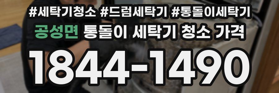 공성면 통돌이 세탁기 청소 가격