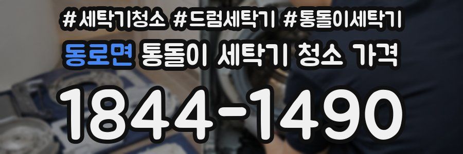 동로면 통돌이 세탁기 청소 가격