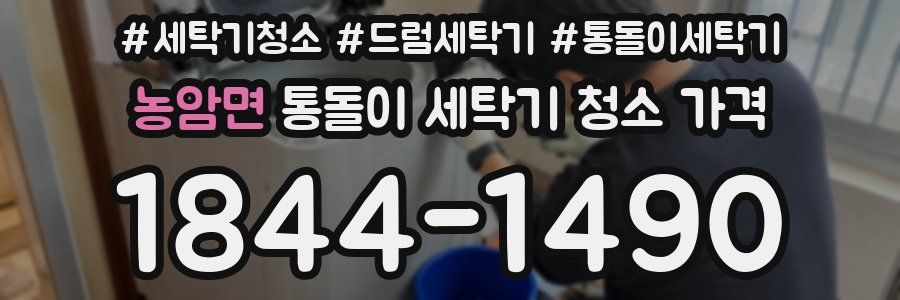 농암면 통돌이 세탁기 청소 가격