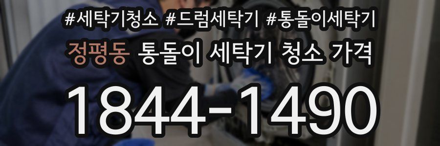 정평동 통돌이 세탁기 청소 가격