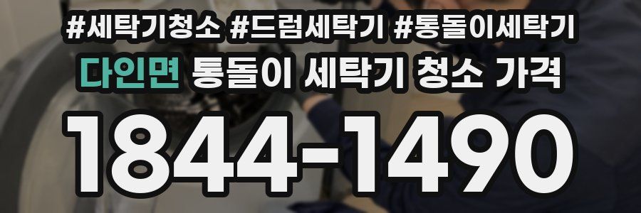 다인면 통돌이 세탁기 청소 가격