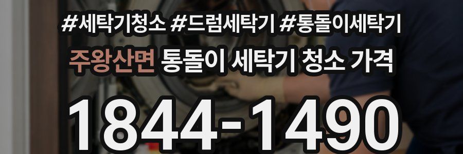 주왕산면 통돌이 세탁기 청소 가격