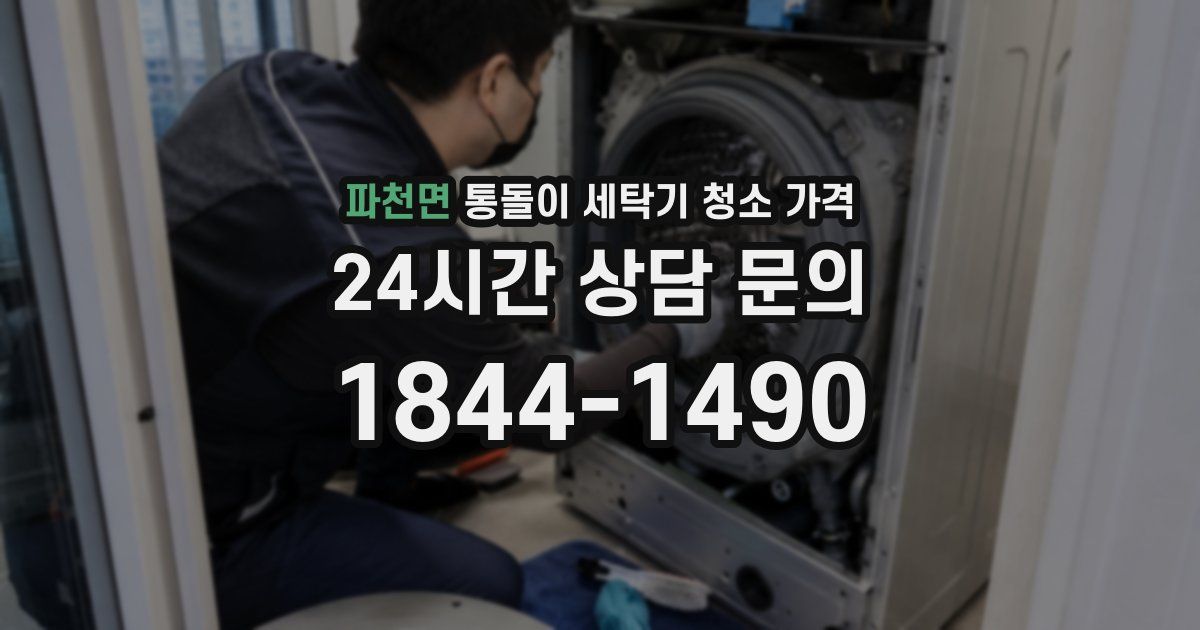 파천면 통돌이 세탁기 청소 가격
