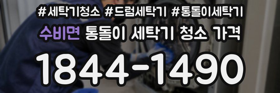 수비면 통돌이 세탁기 청소 가격
