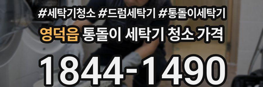 영덕읍 통돌이 세탁기 청소 가격