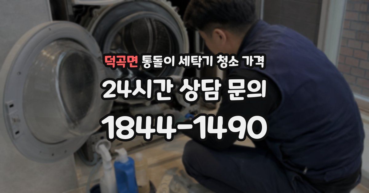 덕곡면 통돌이 세탁기 청소 가격