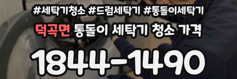 덕곡면 통돌이 세탁기 청소 가격