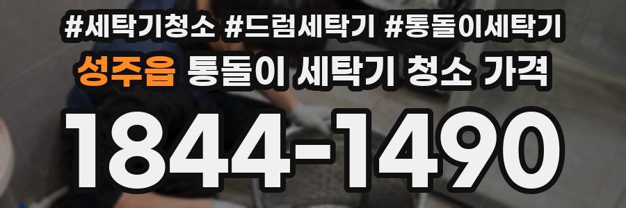 성주읍 통돌이 세탁기 청소 가격