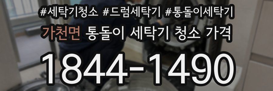 가천면 통돌이 세탁기 청소 가격