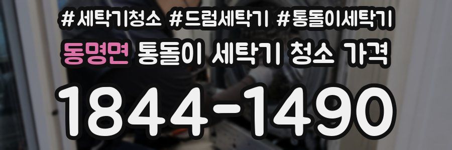 동명면 통돌이 세탁기 청소 가격