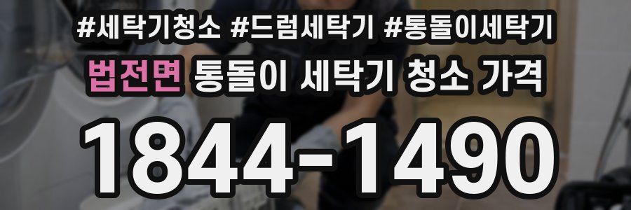 법전면 통돌이 세탁기 청소 가격