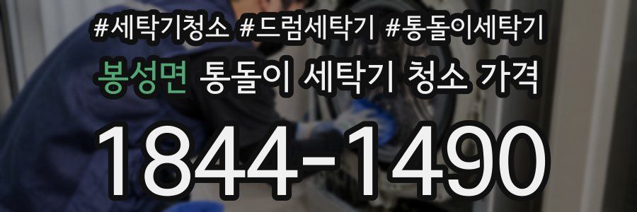 봉성면 통돌이 세탁기 청소 가격