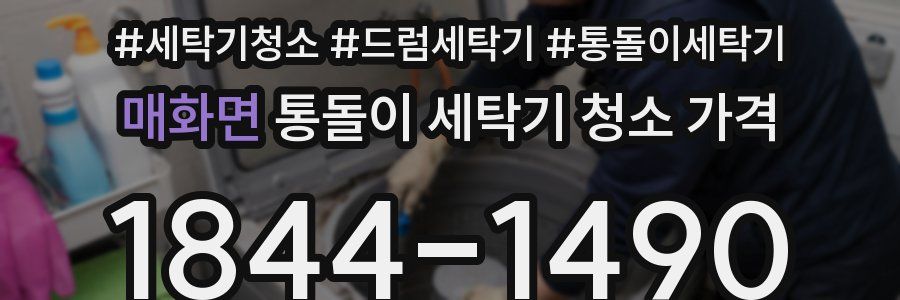 매화면 통돌이 세탁기 청소 가격