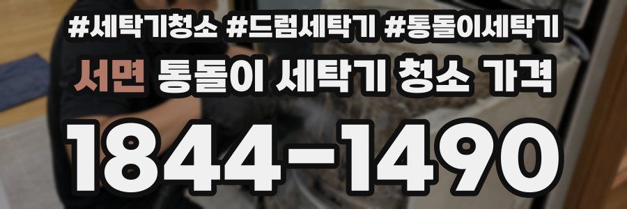 서면 통돌이 세탁기 청소 가격