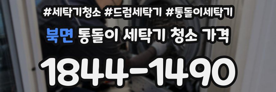 북면 통돌이 세탁기 청소 가격