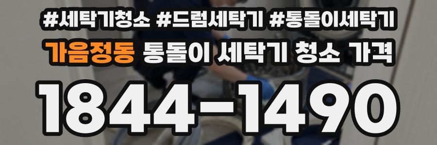 가음정동 통돌이 세탁기 청소 가격