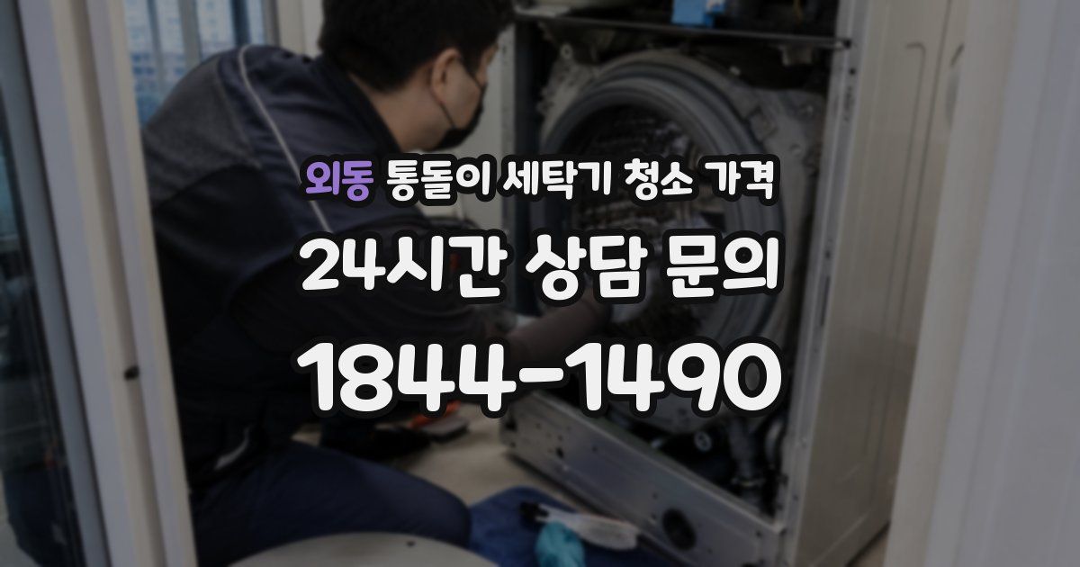 외동 통돌이 세탁기 청소 가격