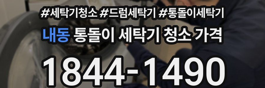 내동 통돌이 세탁기 청소 가격