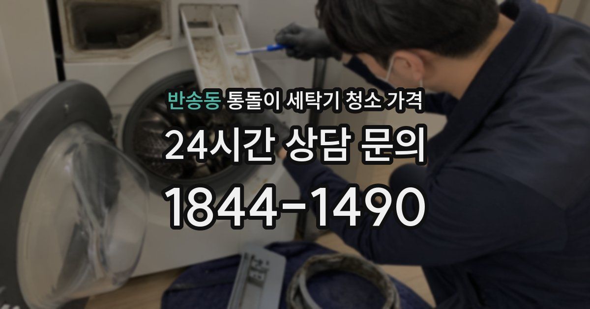 반송동 통돌이 세탁기 청소 가격