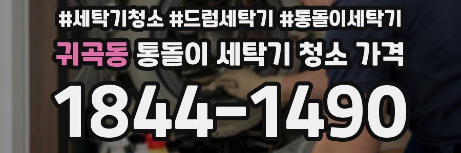 귀곡동 통돌이 세탁기 청소 가격