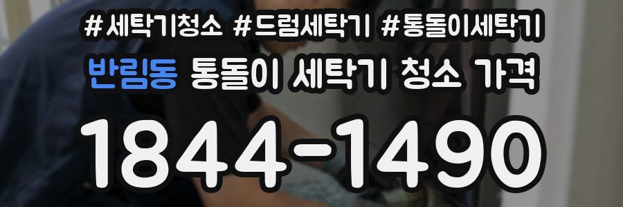 반림동 통돌이 세탁기 청소 가격