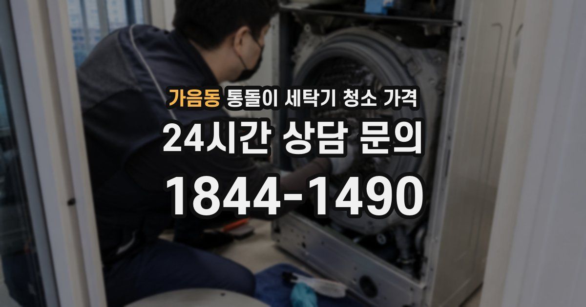 가음동 통돌이 세탁기 청소 가격