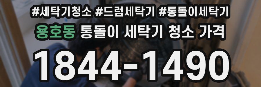 용호동 통돌이 세탁기 청소 가격