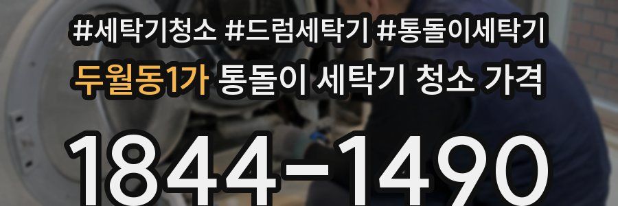 두월동1가 통돌이 세탁기 청소 가격