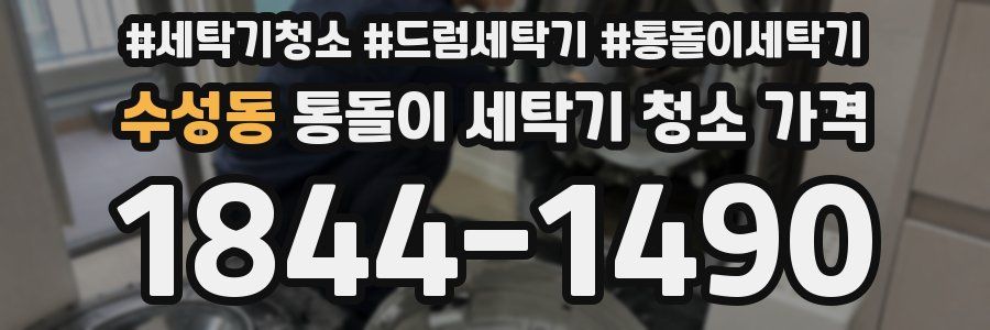 수성동 통돌이 세탁기 청소 가격