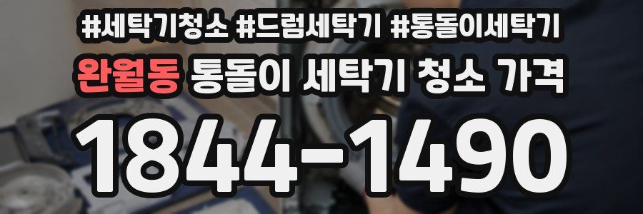 완월동 통돌이 세탁기 청소 가격