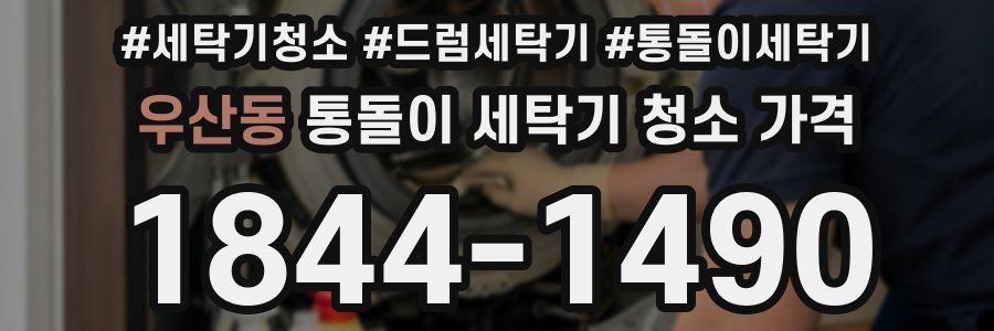우산동 통돌이 세탁기 청소 가격