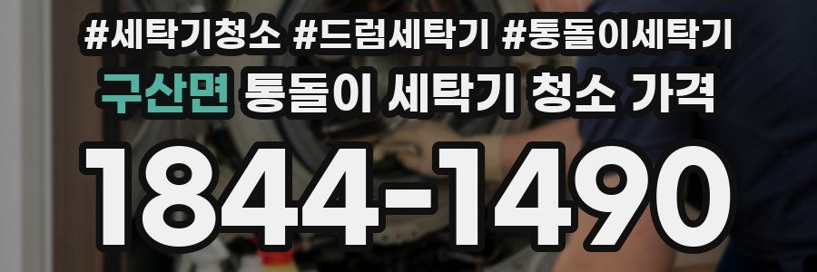 구산면 통돌이 세탁기 청소 가격