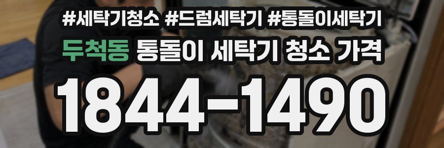 두척동 통돌이 세탁기 청소 가격