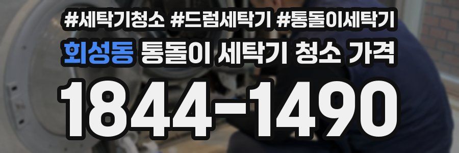 회성동 통돌이 세탁기 청소 가격