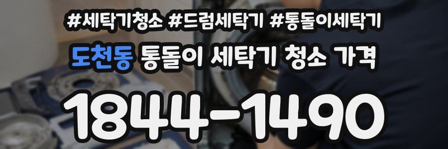 도천동 통돌이 세탁기 청소 가격