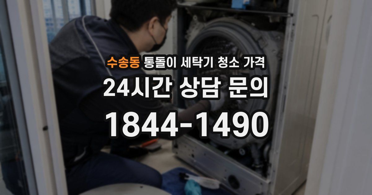 수송동 통돌이 세탁기 청소 가격