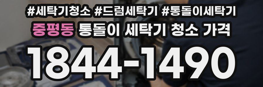 중평동 통돌이 세탁기 청소 가격