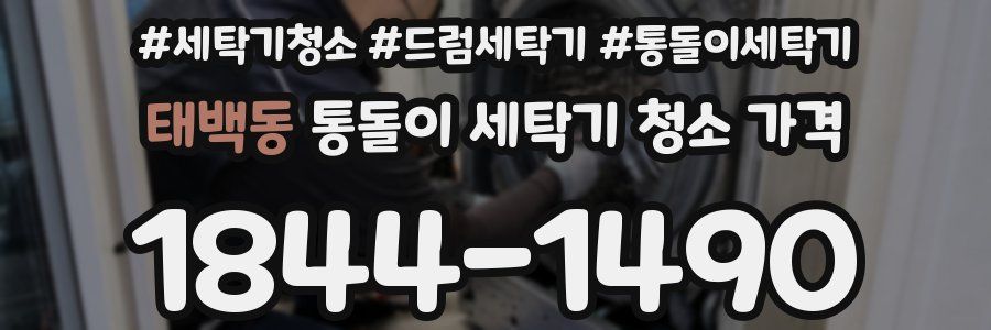 태백동 통돌이 세탁기 청소 가격