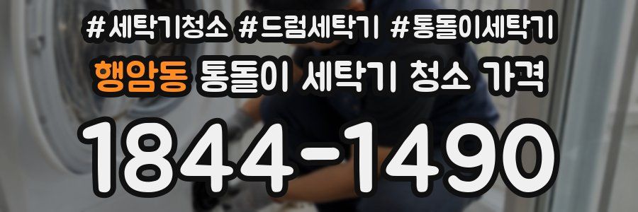 행암동 통돌이 세탁기 청소 가격