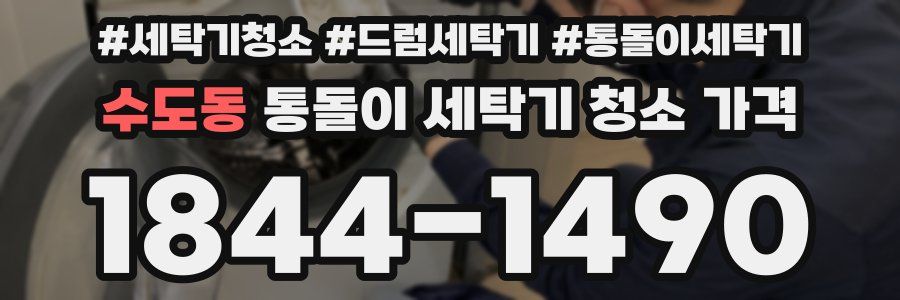 수도동 통돌이 세탁기 청소 가격