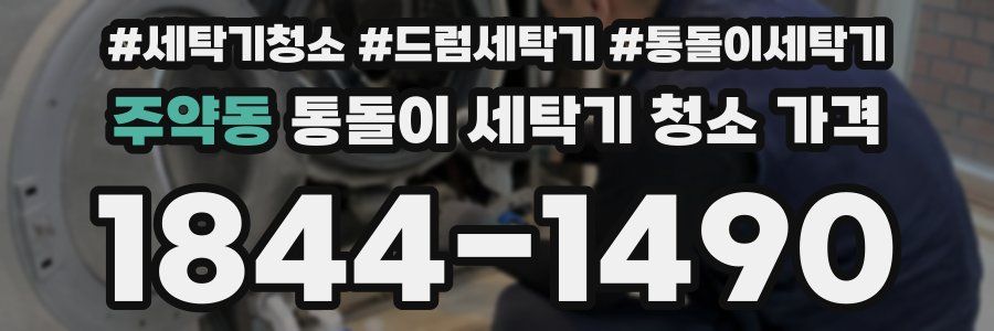 주약동 통돌이 세탁기 청소 가격