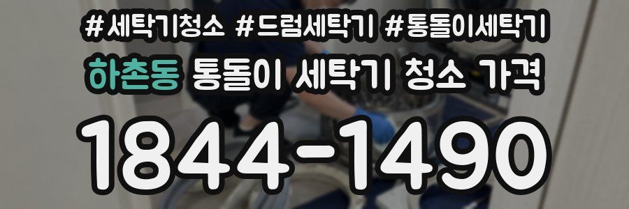하촌동 통돌이 세탁기 청소 가격