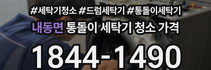 내동면 통돌이 세탁기 청소 가격