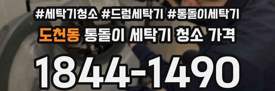 도천동 통돌이 세탁기 청소 가격