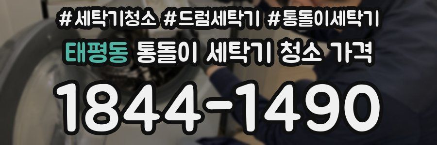 태평동 통돌이 세탁기 청소 가격